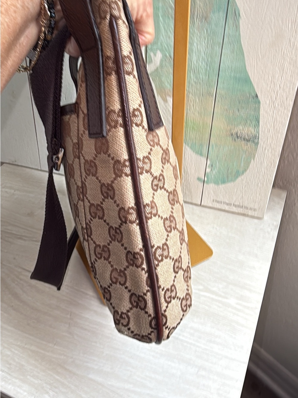 Gucci GG Canvas Messenger Crossbody 122793 467891 Entrupy Authenticated - Picture 6 of 11